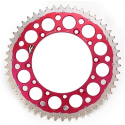 RENTHAL TWINRING REAR SPROCKET RED 48T (1540-520-48GPRD)