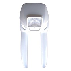 UFO ARIZONA H/LIGHT FORK PROTECTOR WHT #