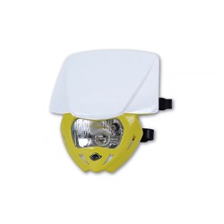 /UFO PANTHER HEADLIGHT BASE YEL 01-19 / UPPER WHT [ONC01] #