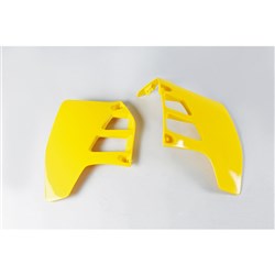 /UFO SUZUKI RADIATOR SHROUDS RM125 89-91 YEL