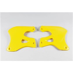 UFO SUZUKI RADIATOR SHROUDS RM125/250 96-98 YEL