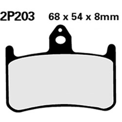 NISSIN BRAKE PADS 2P-203 ST SINT (FA144 / FA187 / FDB533 / DP112) # [ONC01] #
