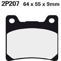 NISSIN BRAKE PADS 2P-207 NS ( FA88 / FDB337 / DP404) # [ONC01] #