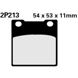 NISSIN BRAKE PADS 2P-213 NS (FA63 / FA161 / FDB338 / DP318) # [ONC01] #