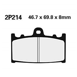 NISSIN BRAKE PADS 2P-214 ST SINT (FA158 / FDB574 / DP317) # [ONC01] #