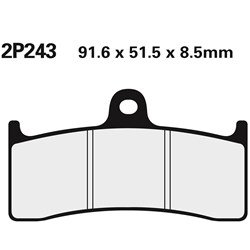 NISSIN BRAKE PADS 2P-243 SS (FA424 / FDB2036 / RDP324) # [ONC01] #