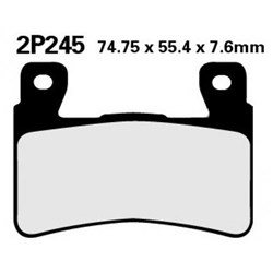 NISSIN BRAKE PADS 2P-245 ST SINT (FA296 / FDB2114 / DP127) # [ONC01] #