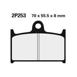 NISSIN BRAKE PADS 2P-253 NS (FA145 / FA236 / FDB557 / DP213) # [ONC01] #