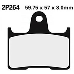 NISSIN BRAKE PADS 2P-264 NS (FA254 / FDB211 / DP220) # [ONC01] #