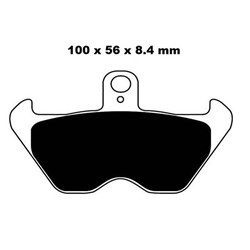 NISSIN BRAKE PAD 2P-273/254 NS/SS # [ONC01] #