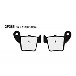 NISSIN BRAKE PADS 2P-286 ST SINT (FA346 / FDB2139 / DP921) # [ONC01] #
