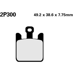 NISSIN BRAKE PADS 2P-300 ST SINT (FA369 / FDB2164 / DP942) # [ONC01] #