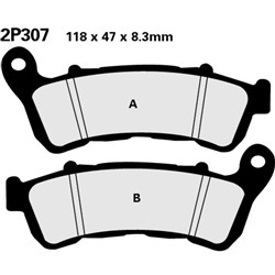 NISSIN BRAKE PADS 2P-307 ST SINT (FA388 / DP954) # [ONC01] #