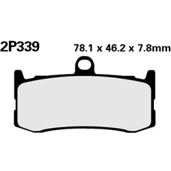 NISSIN BRAKE PADS 2P-339 ST SINT (FA491 / FDB2252 / DP999) # [ONC01] #