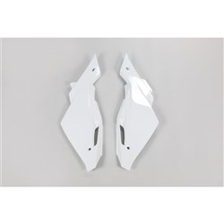 UFO HUSQVARNA SIDE PANELS CR/WR125 09-13 WHT [ONC01] #