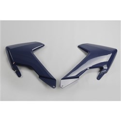 /UFO HUSQVARNA RADIATOR SHROUDS TC/FC 16-18 TE/FE 17-18 NO TC250-16 BLU
