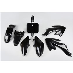 UFO HONDA PLASTICS KIT CRF50 04-26 BLK