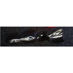 UFO HANDGUARDS ERGONOMIC HONDA CR125/250 04-07 WHT # [ONC01]