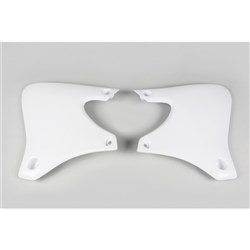 /UFO YAMAHA RADIATOR SHROUDS YZ/WR400F 98-00 WHT