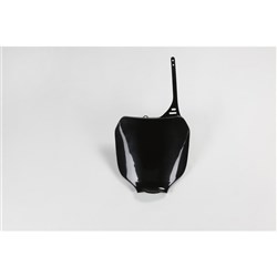 UFO YAMAHA FRONT NO. PLATE YZ125/250 00-05 BLK