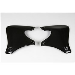 /UFO YAMAHA RADIATOR SHROUDS YZ426/WR400F 00-02 BLK