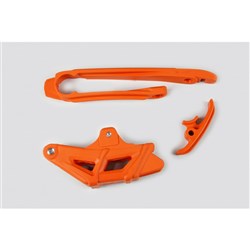 UFO KTM SWINGARM SLIDER/CHAIN GUIDE KIT EXC 12-18 (ORG 98-18)