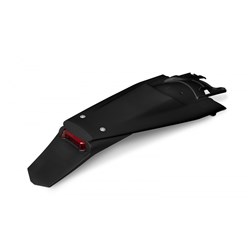 UFO HUSQVARNA REAR FENDER W/LED TE/FE150/250/300/350/450/501 24-25 BLK
