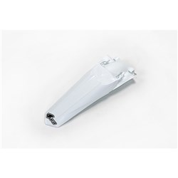 UFO HONDA REAR FENDER CRF250R 14-17/CRF450R 13-16 WHT
