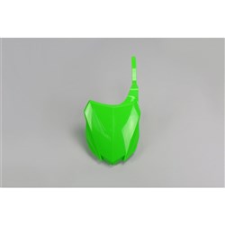 UFO KAWASAKI FRONT NO. PLATE KX250F 13-16/450F 13-15 GRN