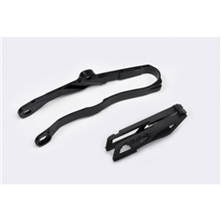 UFO KAWASAKI KIT CHAIN GUIDE/SWINARM SLIDER KXF250 17-26 KXF450 16-26 BLK