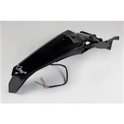 UFO YAMAHA REAR FENDER WITH LED T/LIGHT WR250F 15-19/450 16-18 BLK