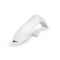UFO KTM COMPATIBLE FRONT FENDER SX 125/250/300 - SXF 250/350/450 23-25 EXC-F500 24-26 WHT