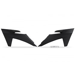 UFO KTM COMPATIBLE RADIATOR COVERS SX125/250/300 23-24 SX-F250/350/450 23-24 EXC/F250/350/450 24-25 EXC-F 500 24-25 BLK