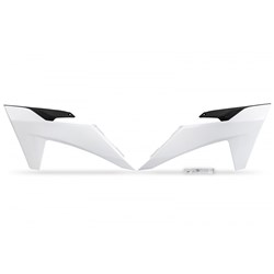 UFO KTM COMPATIBLE RADIATOR COVERS EXC150/250/300 24-25 EXC-F250/350/450/500 24-25 WHT