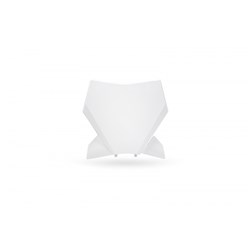 UFO KTM COMPATIBLE FRONT NO. PLATE SX150 25-26 SX125/250/300 23-26 SX-F250/350/450 23-26 WHT
