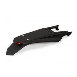 UFO KTM ENDURO LED REAR FENDER KTM EXC 150/XC W150 / XC W150TPI - EXC 250/XC W250 - EXC-F 250/XCF W250 - EXC 300/XC W300 - EXC-F 350 24-26 BLK