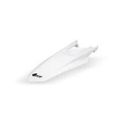 UFO KTM REAR FENDER W.PINS EXC 150/XC W150 / XC W150TPI - EXC 250/XC W250 - EXC-F 250/XCF W250 - EXC 300/XC W300 24-26 WHT