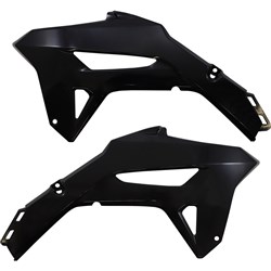 UFO HONDA RADIATOR COVERS CRF250R 22/450R 21-22 BLK