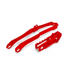 UFO HONDA CHAIN GUIDE/SWINGARM CRF250R 20-25/450R/RX 19-25 RED