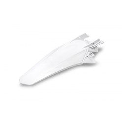 UFO GAS GAS REAR FENDER W/PINS EC/EC-F 21-22 (WHT)