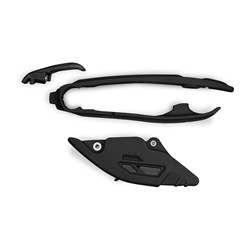 UFO GAS GAS CHAIN GUIDE/SWINGARM KIT MC/MC-F/EX/EX-F/EC/EC-F 24-25 BLK
