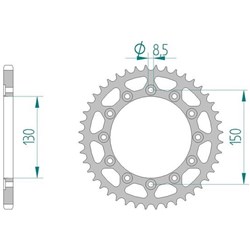 AFAM S50 520 YAMAHA >>SEE 12323-50  [ONC01] #