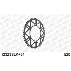 AFAM 51T SLK SLITE STEEL YAM