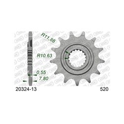 AFAM 13T 520 HONDA CRF250 2018-