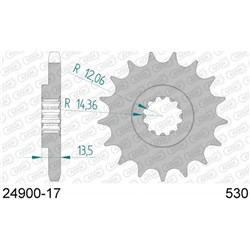 AFAM 17T 530 KAW ZRX1100  [ONC01] #