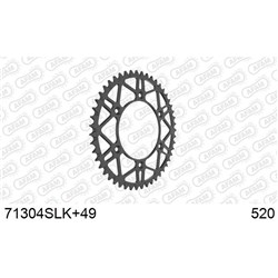 AFAM 49T SLK SLITE STEEL KTM