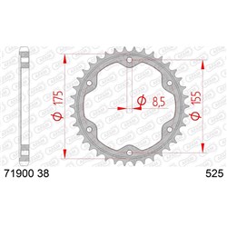 AFAM S38 525 KTM SUPER DUKE  [ONC01] #