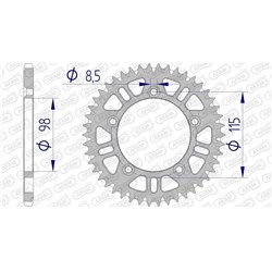 AFAM A46 420 KTM 60/65 SX 99-  [ONC01] #