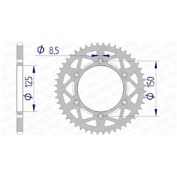 AFAM A48 520 PR-1 KTM SC ORANGE  [ONC01] #
