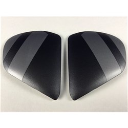 ARAI CHASER-X SIDE-PODS FENCE FROST SIL/BLK (SET) #